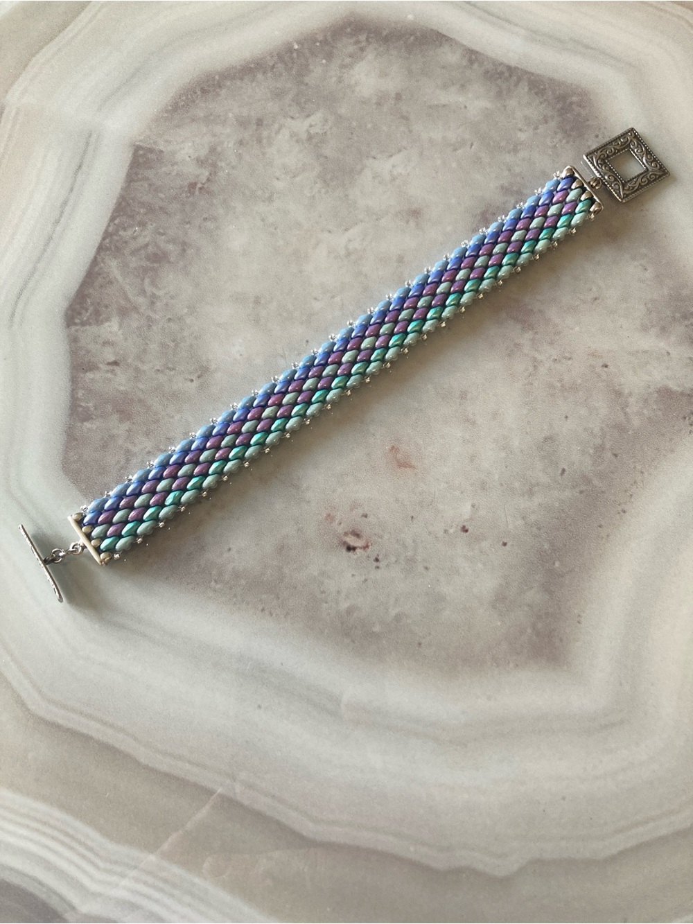 ✨Mermaid Mist Handmade Beaded Bracelet✨ - Picture 3 of 4